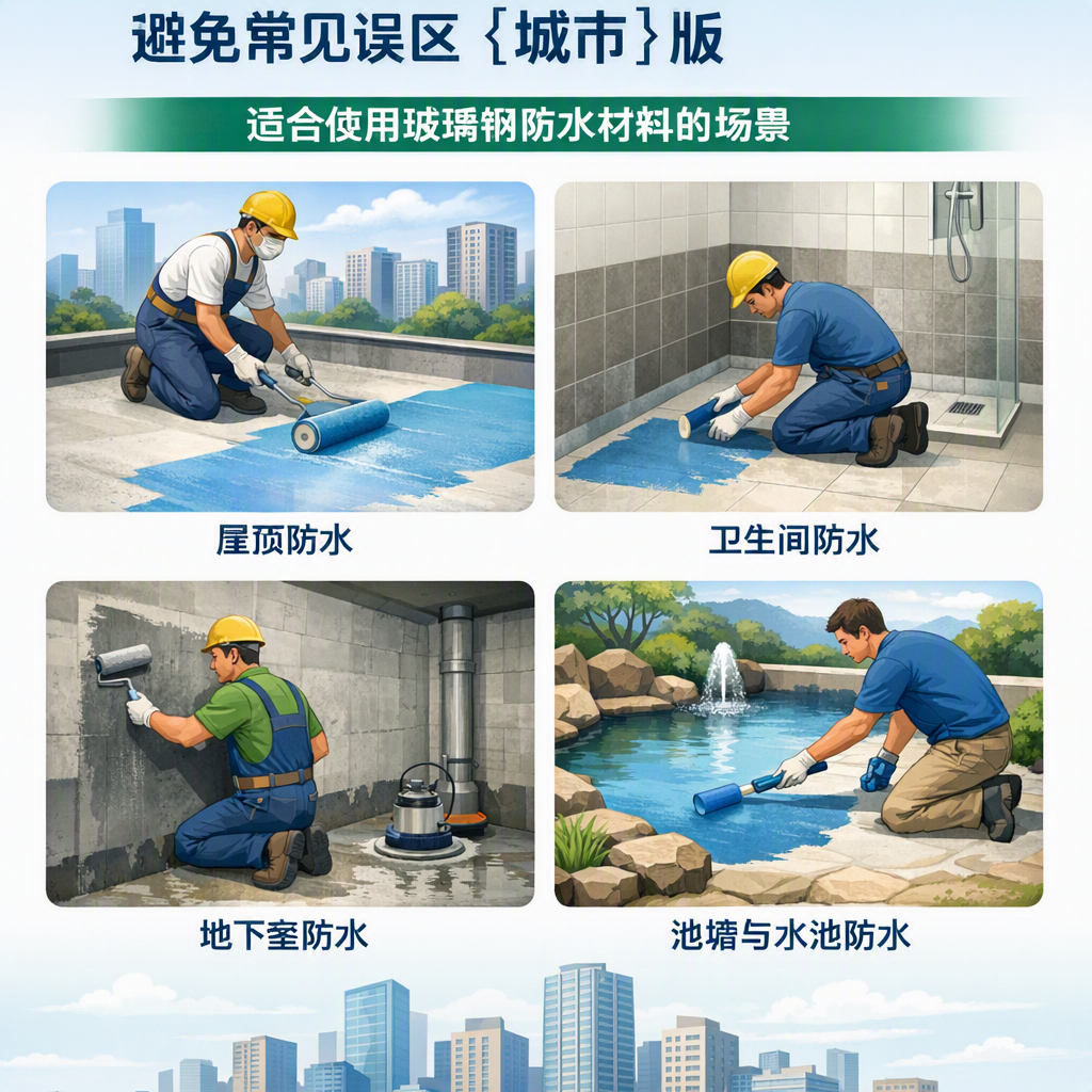 玻璃钢防水材料施工注意事项,避免常见误区 文昌 版