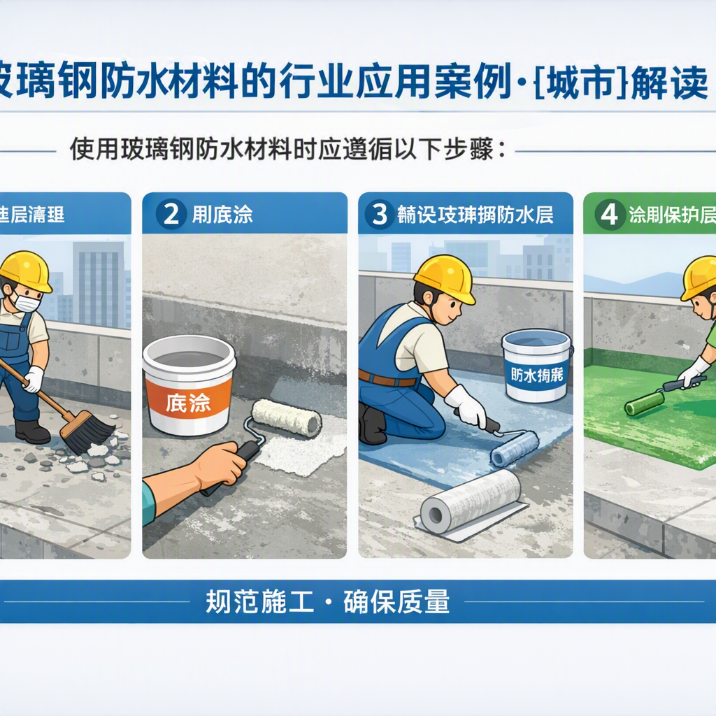 玻璃钢防水材料的行业应用案例,文昌解读